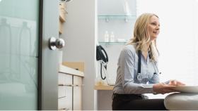 Lékařka v ordinaci